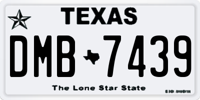 TX license plate DMB7439