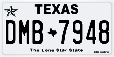 TX license plate DMB7948