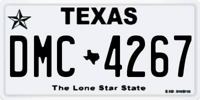 TX license plate DMC4267