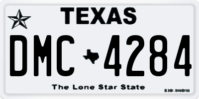 TX license plate DMC4284