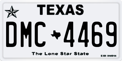 TX license plate DMC4469