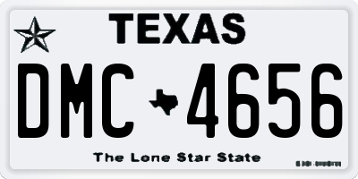 TX license plate DMC4656