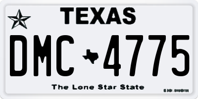 TX license plate DMC4775