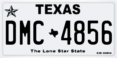 TX license plate DMC4856