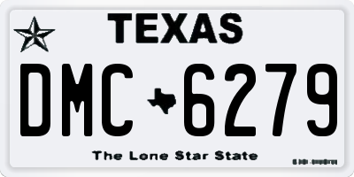 TX license plate DMC6279