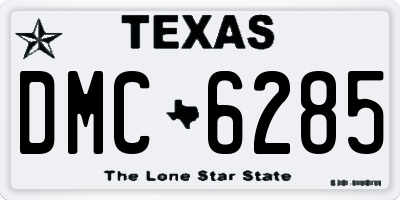 TX license plate DMC6285