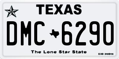 TX license plate DMC6290