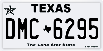 TX license plate DMC6295