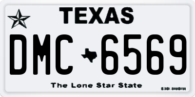 TX license plate DMC6569