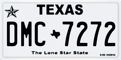 TX license plate DMC7272
