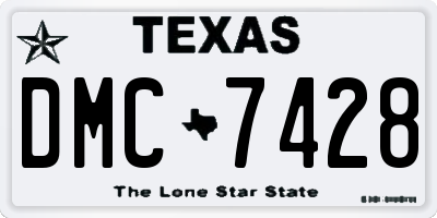 TX license plate DMC7428