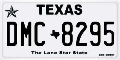 TX license plate DMC8295
