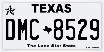 TX license plate DMC8529