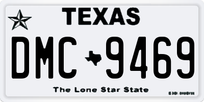 TX license plate DMC9469