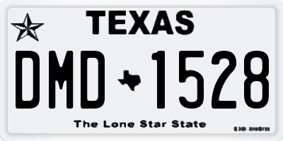 TX license plate DMD1528