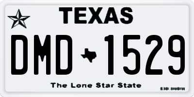 TX license plate DMD1529