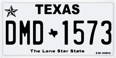 TX license plate DMD1573