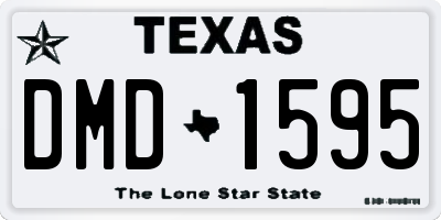 TX license plate DMD1595