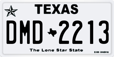 TX license plate DMD2213