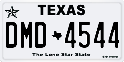 TX license plate DMD4544