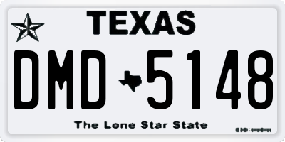 TX license plate DMD5148