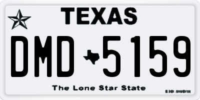 TX license plate DMD5159