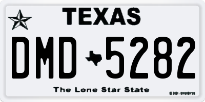 TX license plate DMD5282