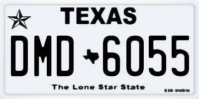 TX license plate DMD6055