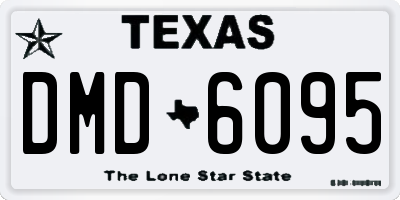 TX license plate DMD6095
