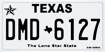 TX license plate DMD6127