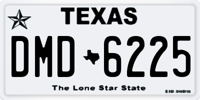 TX license plate DMD6225