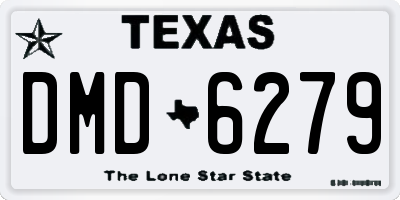 TX license plate DMD6279