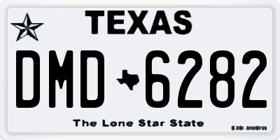 TX license plate DMD6282