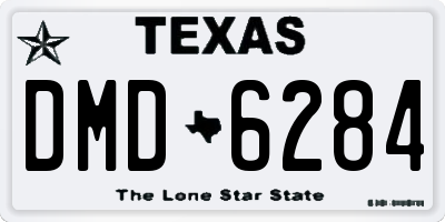 TX license plate DMD6284
