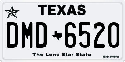 TX license plate DMD6520
