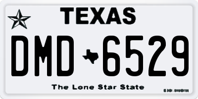 TX license plate DMD6529