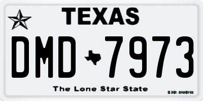 TX license plate DMD7973