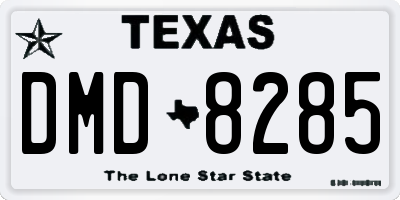 TX license plate DMD8285