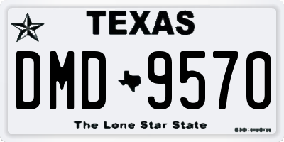 TX license plate DMD9570