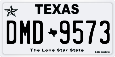 TX license plate DMD9573