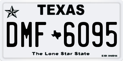 TX license plate DMF6095
