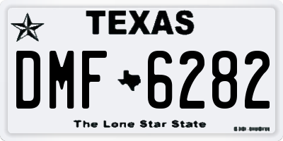 TX license plate DMF6282