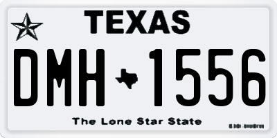 TX license plate DMH1556