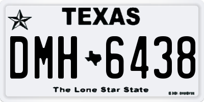 TX license plate DMH6438