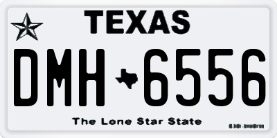 TX license plate DMH6556