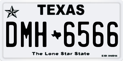 TX license plate DMH6566