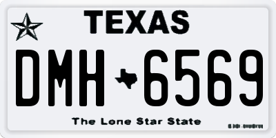 TX license plate DMH6569