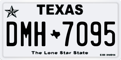 TX license plate DMH7095