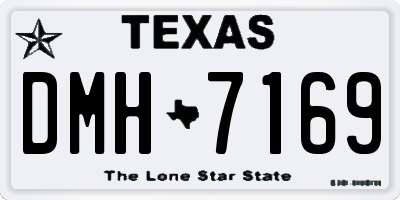 TX license plate DMH7169