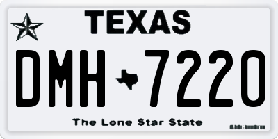 TX license plate DMH7220